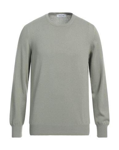 Shop Gran Sasso Man Sweater Sage Green Size 42 Virgin Wool, Viscose, Cashmere