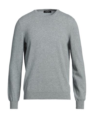 Man Sweater Grey Size 44 Wool, Acetate