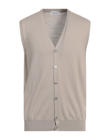 Gran Sasso Man Cardigan Beige Size 48 Virgin Wool In Beige