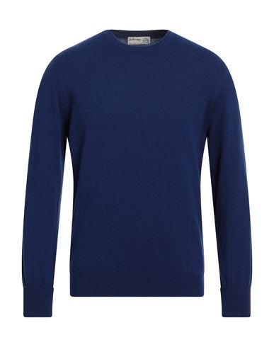 Ballantyne Of Peebles Man Sweater Bright Blue Size 44 Cashmere