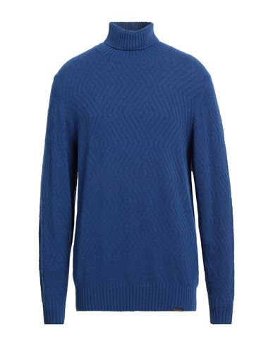 Man Sweater Midnight blue Size 44 Polyamide, Viscose, Wool, Cashmere