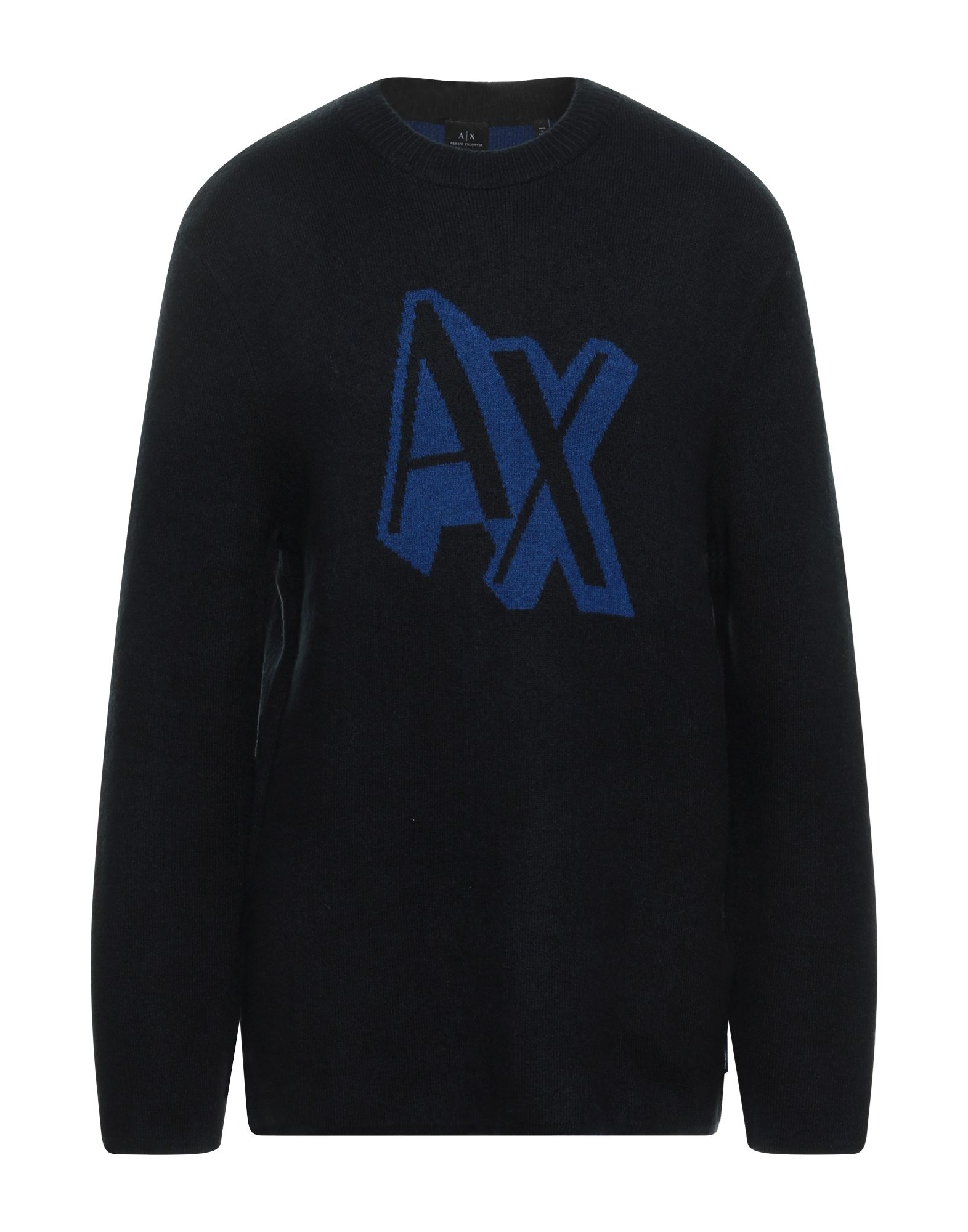 《セール開催中》ARMANI EXCHANGE メンズ プルオーバー ダークブルー XS アクリル 63% / ナイロン 25% / ウール 8% / ポリウレタン 4%