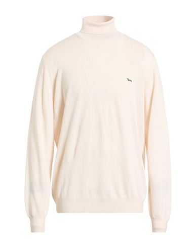 Harmont & Blaine Man Turtleneck Cream Size 3xl Wool In White