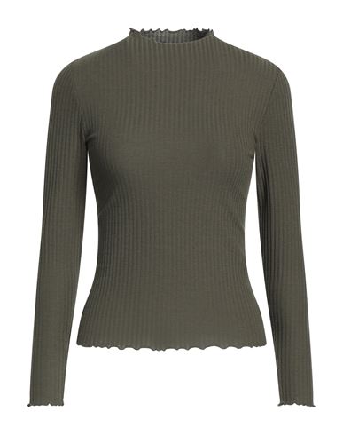 Only Woman Sweater Military Green Size Xl Polyester, Viscose, Elastane In Green