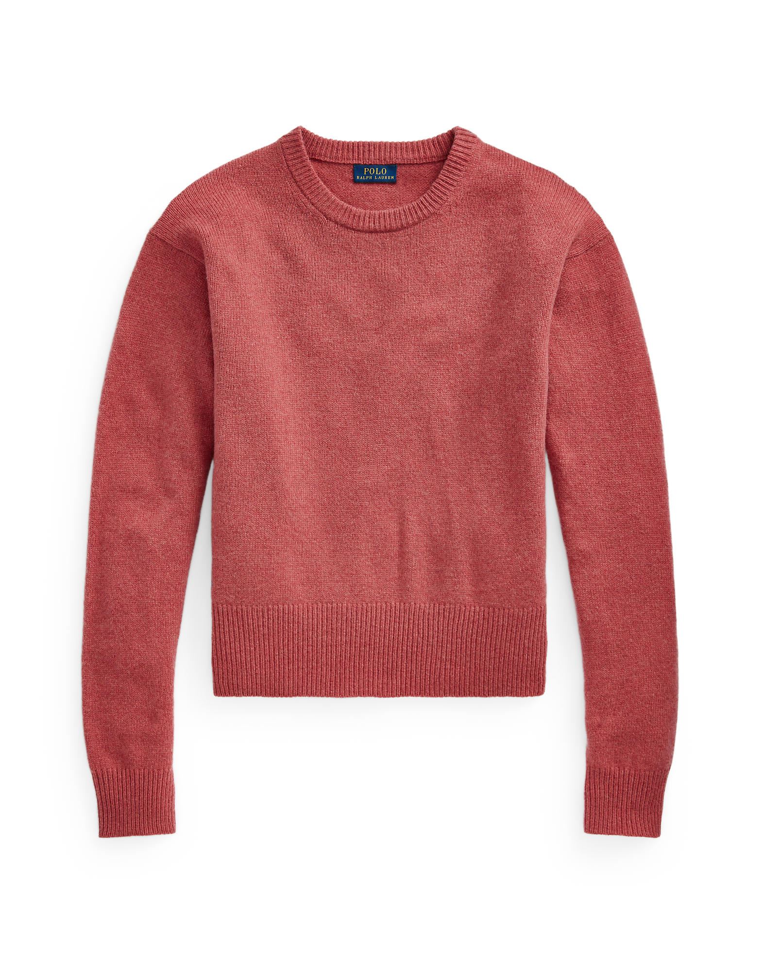 《セール開催中》POLO RALPH LAUREN レディース プルオーバー レンガ XS ウール 70% / ナイロン 20% / カシミヤ 10% WOOL-BLEND CREWNECK SWEATER