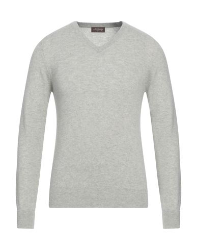 Mc George Man Sweater Light Grey Size 36 Lambswool