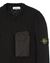 3 of 4 - Sweater Man 532D3 COTTON WOOL MÉLANGE + FABRIC POCKET Detail D STONE ISLAND