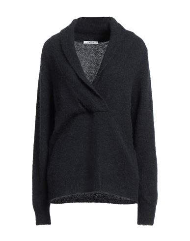 Kangra Cashmere Woman Sweater Black Size 10 Alpaca Wool, Polyamide, Merino Wool