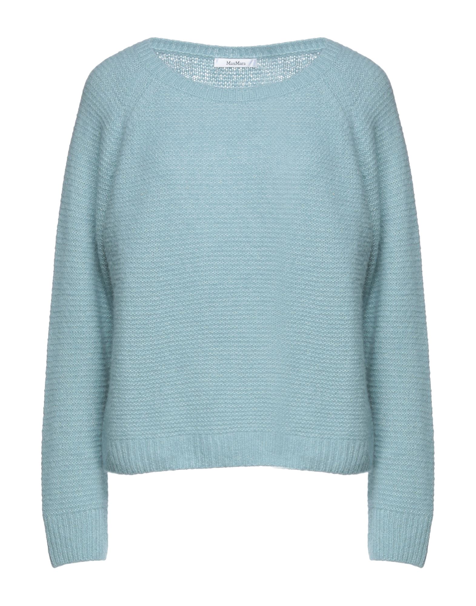 Max Mara Sweaters In Sky Blue | ModeSens