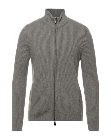 Moorer Man Cardigan Taupe Size 46 Cashmere In Gray