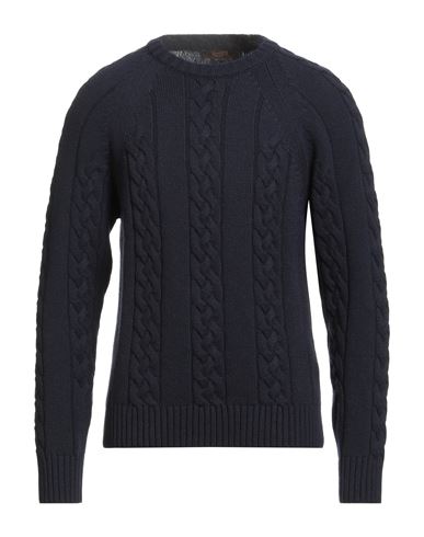 Moorer Man Sweater Navy Size 42 Cashmere In Black