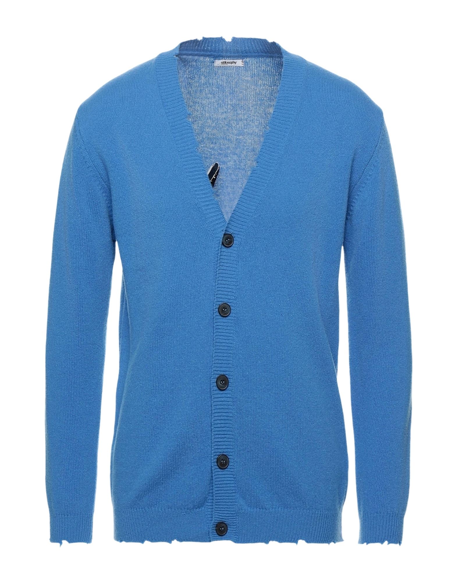 Stilosophy Industry Cardigans In Azure | ModeSens