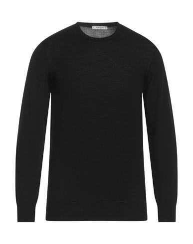 Shop Kangra Man Sweater Black Size 48 Merino Wool