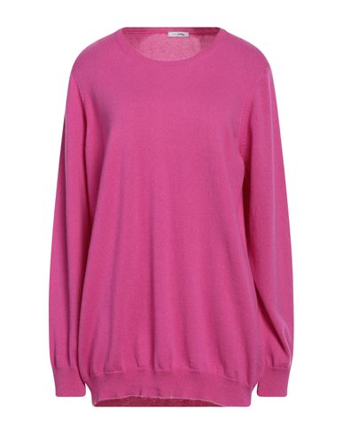 Malo Woman Sweater Fuchsia Size 14 Cashmere In Pink