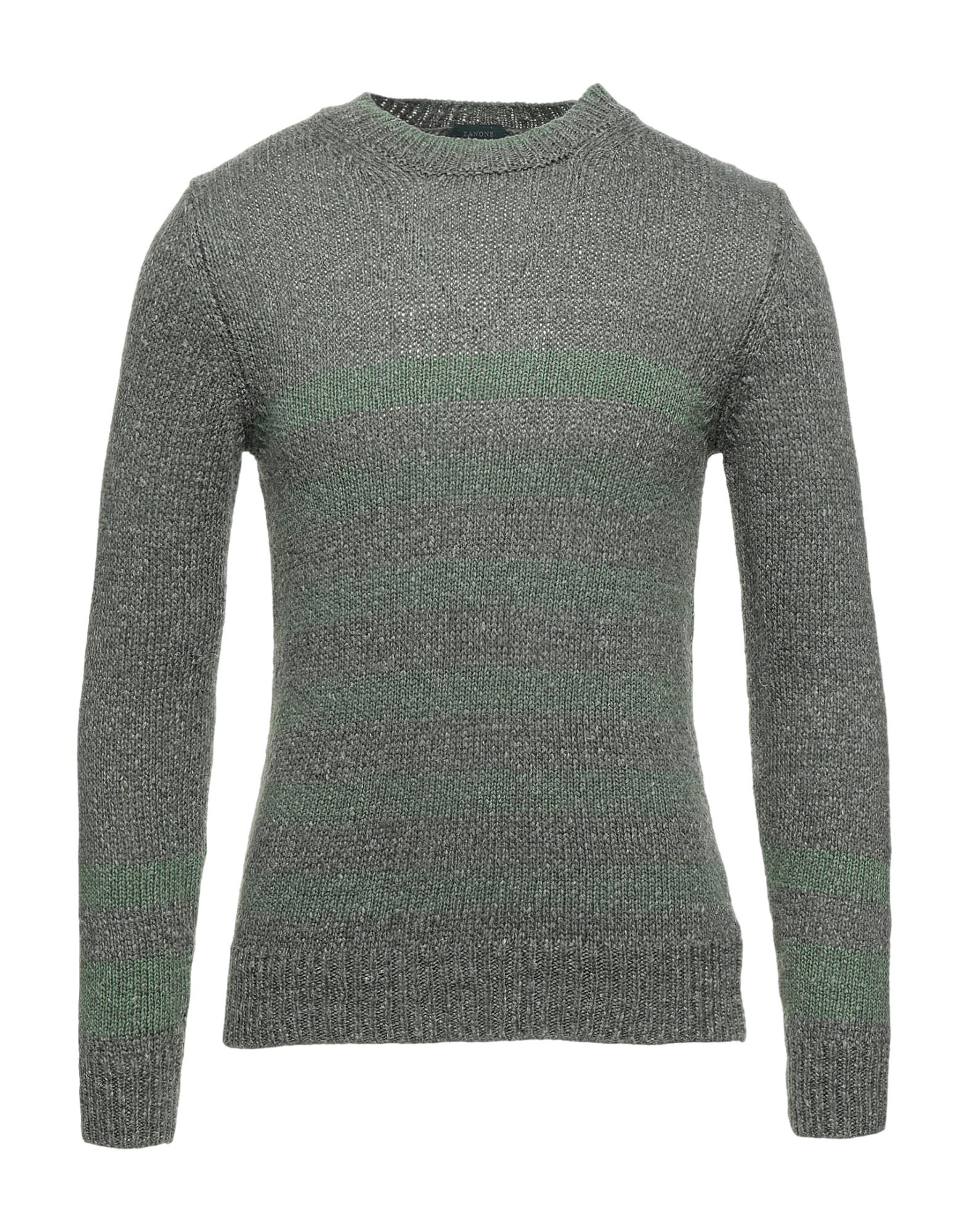 Zanone Sweaters In Military Green