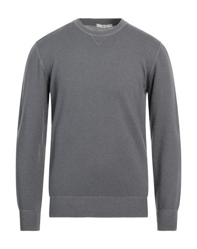 Kangra Man Sweater Lead Size 38 Merino Wool In Grey