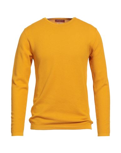 Daniele Fiesoli Man Sweater Marigold Size M Cotton In Yellow