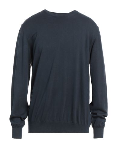 Alpha Studio Man Sweater Navy Blue Size 42 Cotton