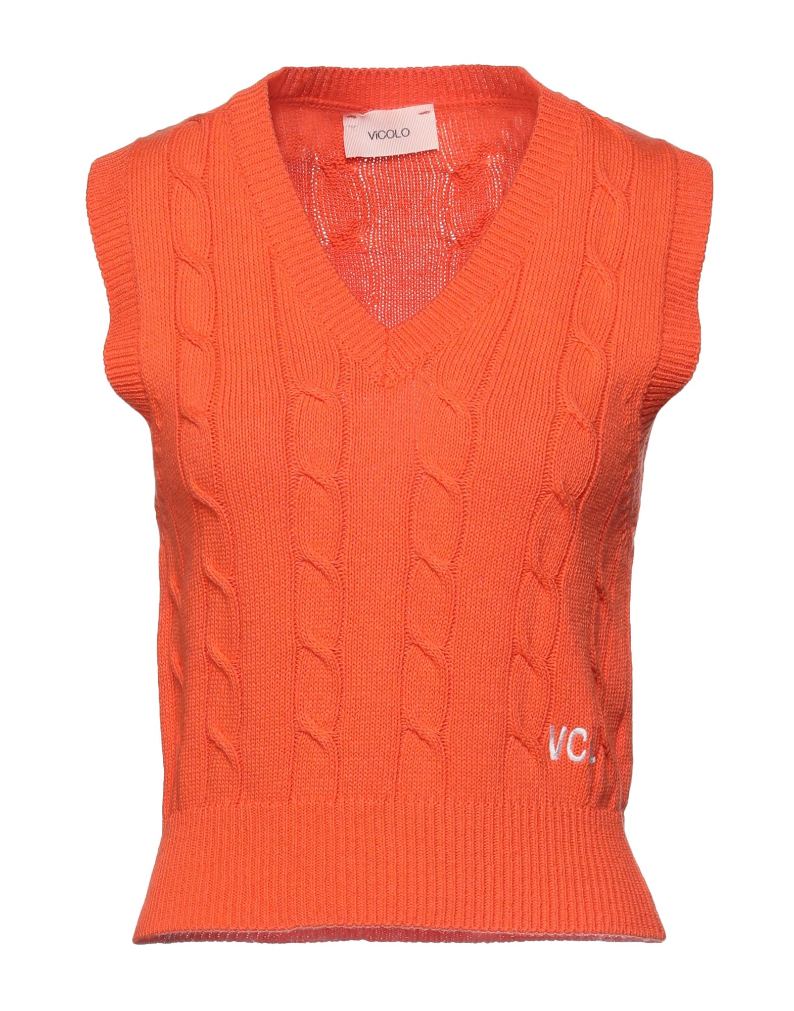 Vicolo Sweaters In Orange