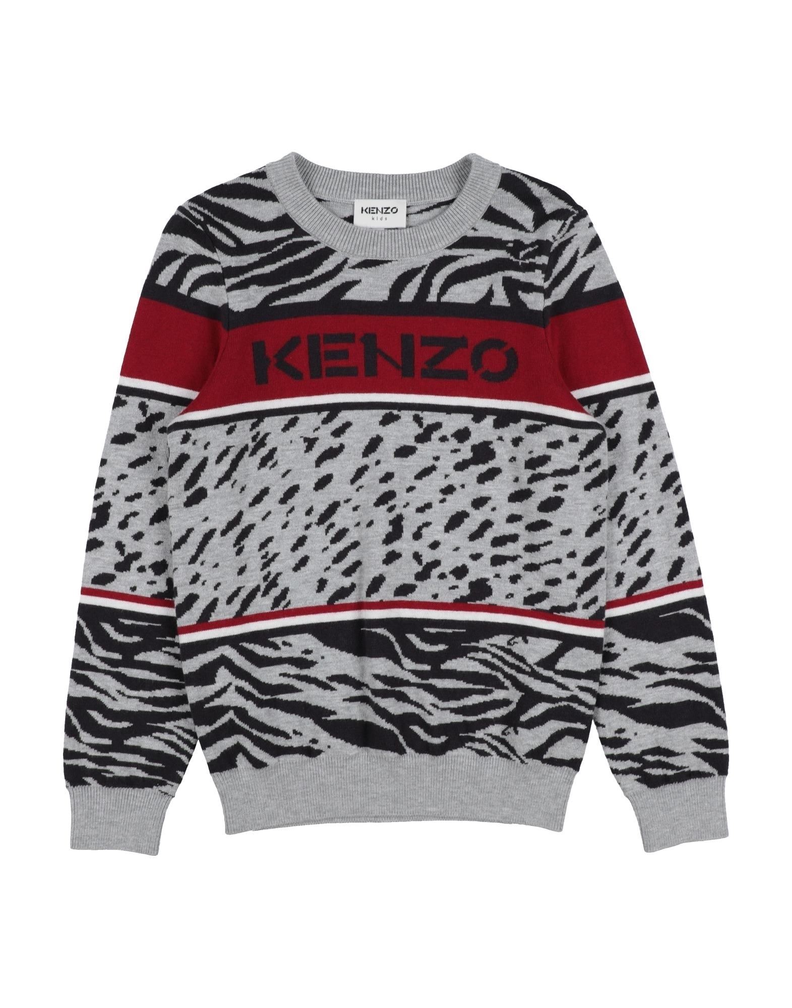 《セール開催中》KENZO ボーイズ 9-16 歳 プルオーバー ライトグレー 10 コットン 55% / レーヨン 30% / ナイロン 10% / ウール 5%