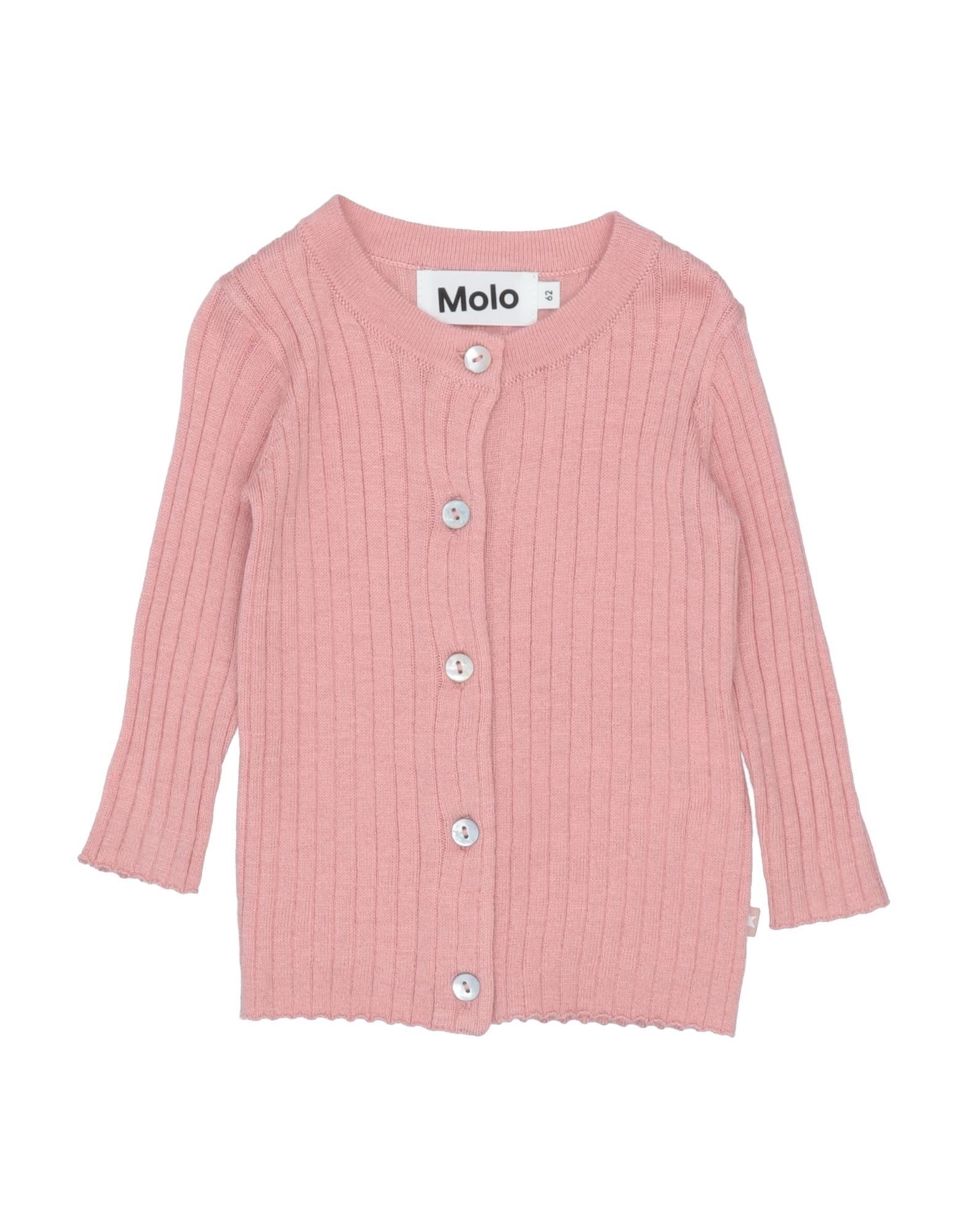 《セール開催中》MOLO ガールズ 0-24 ヶ月 カーディガン ピンク 3 レーヨン 53% / アクリル 27% / レーヨン 15% / カシミヤ 5%