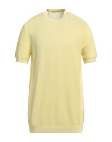 Shop Circolo 1901 Man Sweater Light Yellow Size 3xl Cotton