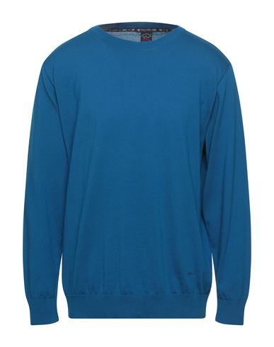 Pullover Herren Azurblau XXL Herren