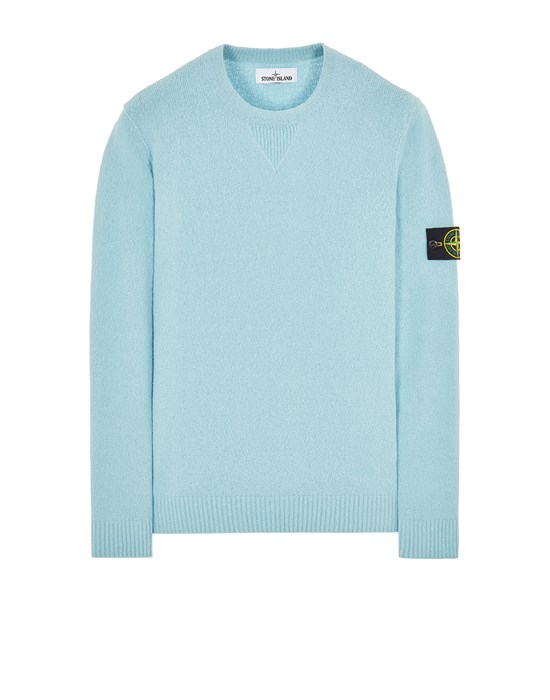 Sweater Herr 548D2 SOFT COTTON_GAUZED EFFECT Front STONE ISLAND