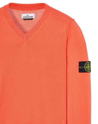 stone island orange jumper