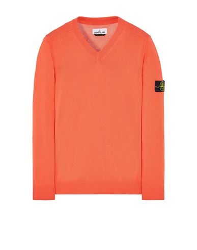 mens orange stone island hoodie