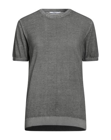 At.p.co At. P.co Woman Sweater Steel Grey Size L Cotton