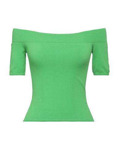 Alexander Mcqueen Woman Sweater Light Green Size Xs Viscose, Polyester