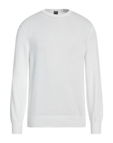 Shop Fedeli Man Sweater White Size 46 Cotton