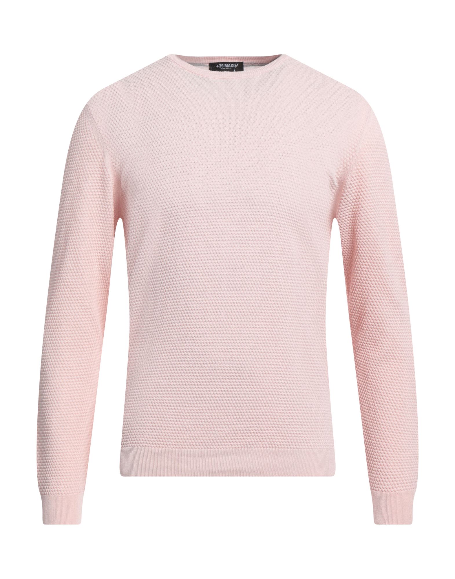 +39 Masq Man Sweater Pink Size Xxl Cotton