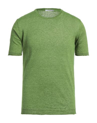 Kangra Cashmere Man Sweater Green Size 40 Linen