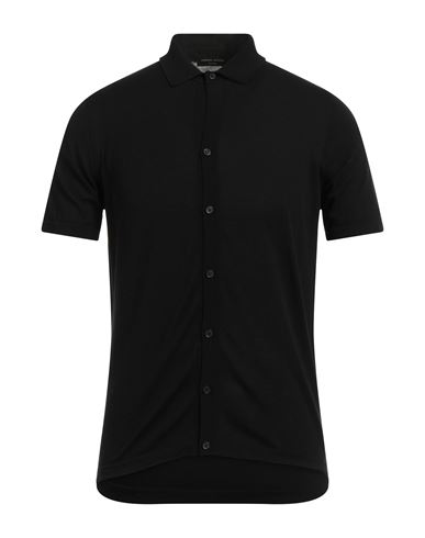 Roberto Collina Man Shirt Black Size 38 Cotton