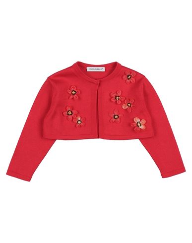 Dolce & Gabbana Babies'  Newborn Girl Wrap Cardigans Red Size 3 Silk