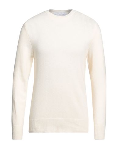 Department Five Department 5 Man Sweater Cream Size L Wool, Polyamide In White