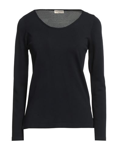 Shop Cashmere Company Woman Sweater Midnight Blue Size 12 Viscose, Nylon, Silk