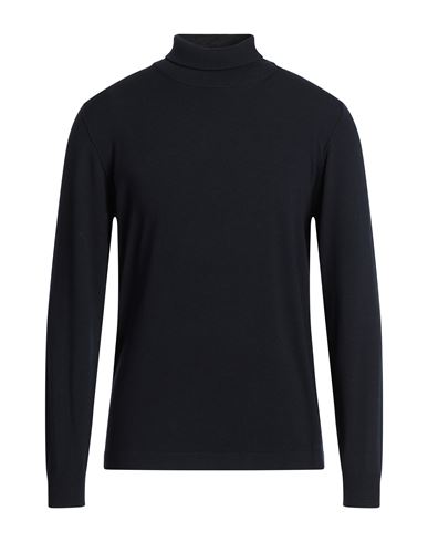 Paolo Pecora Man Turtleneck Midnight Blue Size 3xl Wool, Polyester