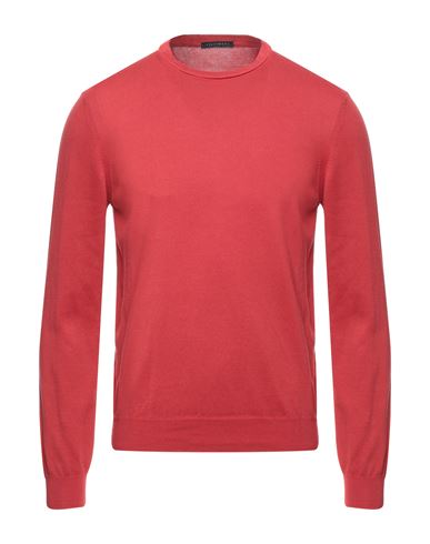 Man Sweater Red Size XL Viscose, Cotton, Acrylic, Polyester