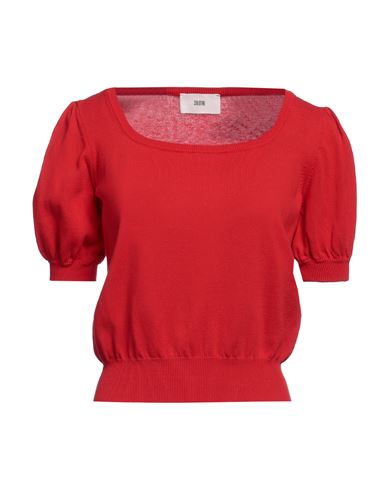 Solotre Woman Sweater Red Size 2 Cotton