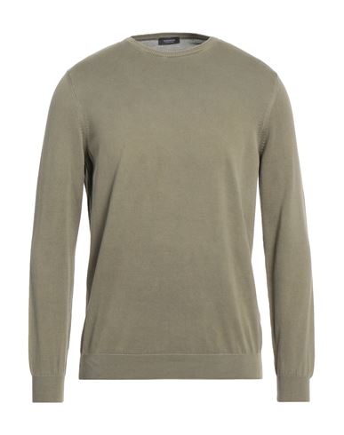 Rossopuro Man Sweater Sage Green Size 4 Cotton