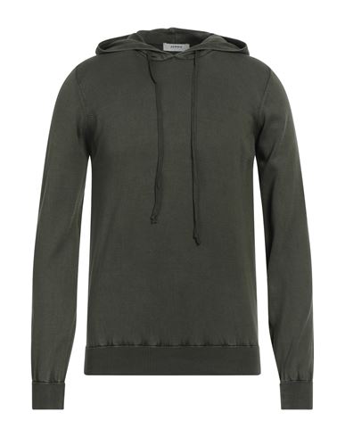 Alpha Studio Man Sweater Military Green Size 42 Cotton