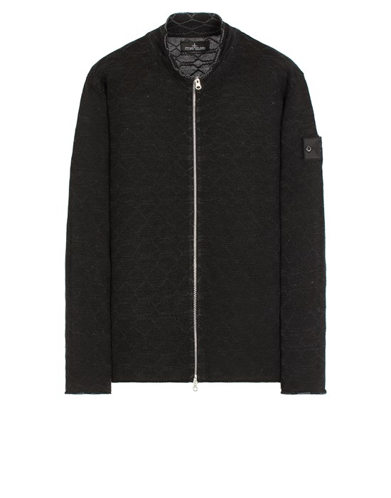 STONE ISLAND SHADOW PROJECT 5121F TRACK JACKET_CHAPTER 1
HEMP WITH INNER MOTIF IN COTTON CHENILLE Sweater Man Black