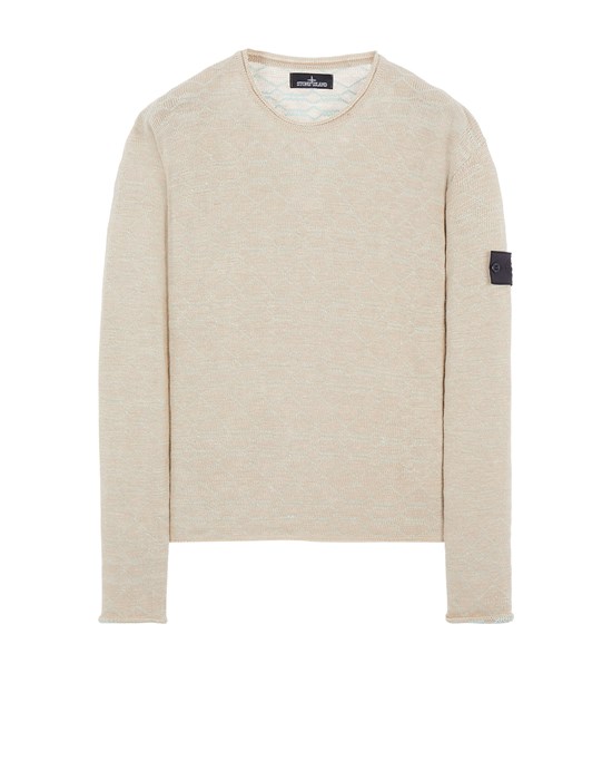 STONE ISLAND SHADOW PROJECT 5011F CREWNECK_CHAPTER 1
HEMP WITH INNER PATTERN IN COTTON CHENILLE Sweater Man Beige