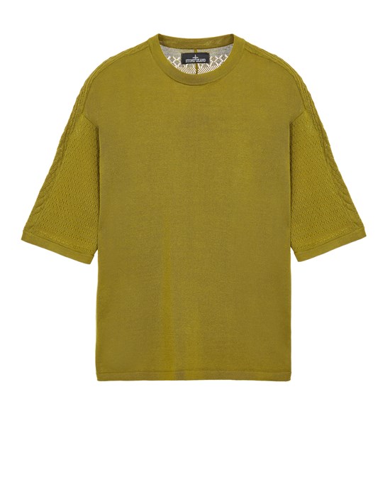 Tricot Homme 5072G JAPANESE ARAN SS KNIT T-SHIRT_CHAPTER 2
MERCERIZED COTTON Front STONE ISLAND SHADOW PROJECT