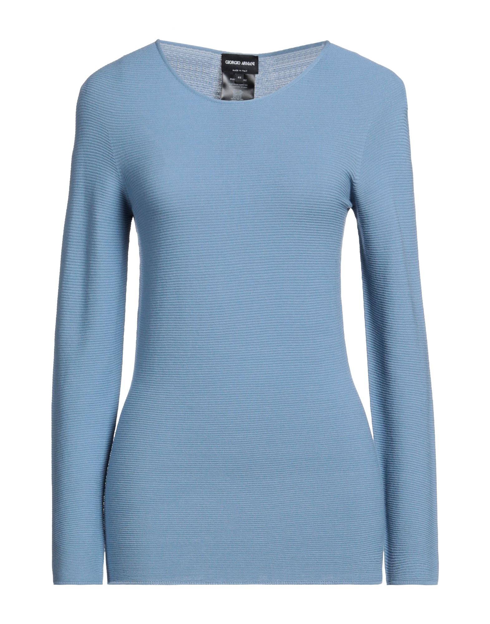 Giorgio Armani Sweaters In Blue