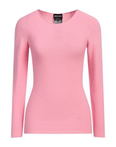 Giorgio Armani Woman Sweater Pink Size 4 Viscose, Polyester In Pink