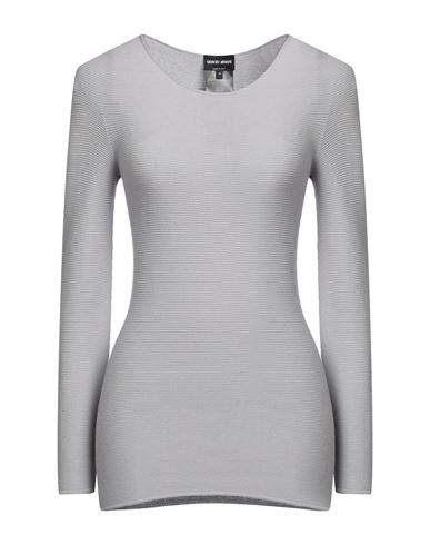 Giorgio Armani Woman Sweater Light Grey Size 6 Viscose, Polyester